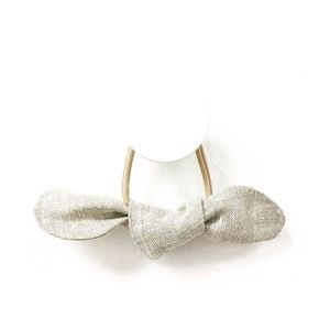Hair Bow - Ivory
